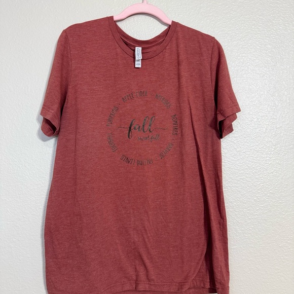 Tops - Rust Graphic T-Shirt Bella Canvas Size L